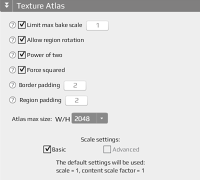 gaf texture atlas panel
